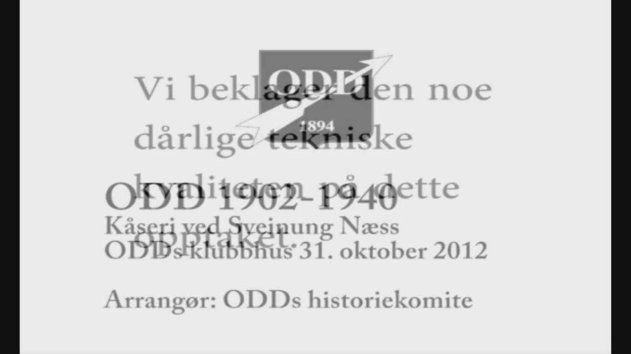 Historisk tilbakeblikk del 1